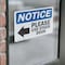Signmission Please Use Other Door Sign With Symbol, 10 in W x Rectangle, Vinyl Decal OS-2PACK-NS-D-710-L-16362 - alternate 5